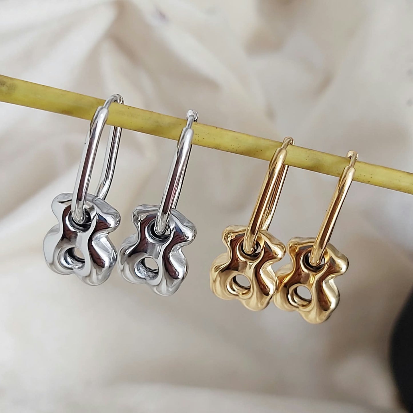 Aretes to*s acero inox
