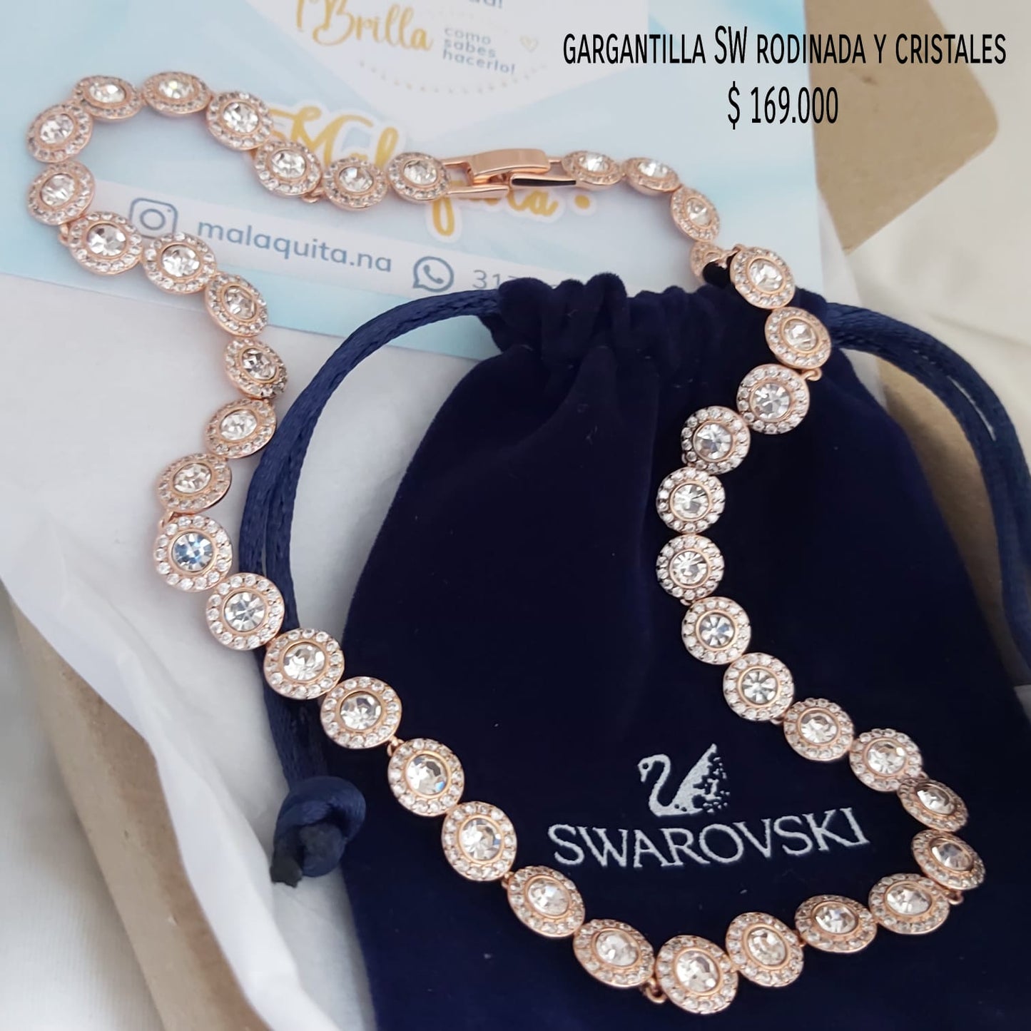 Collar SW oro rosa