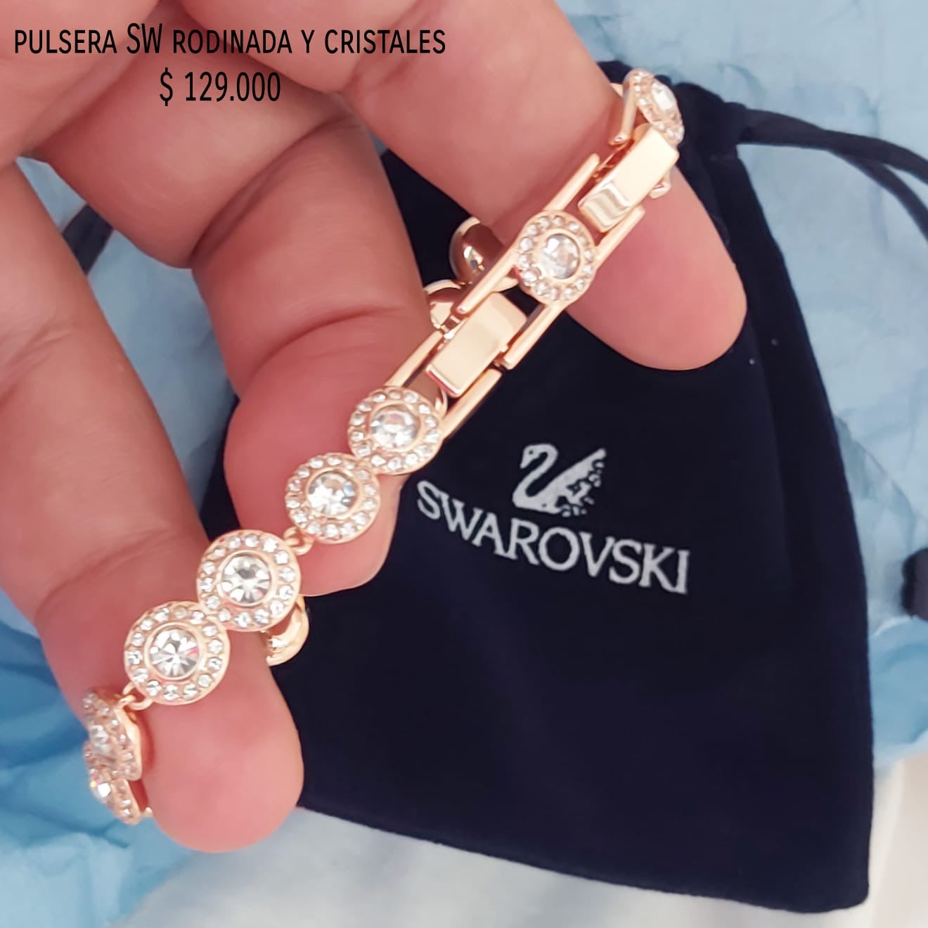 Pulsera SW oro rosa