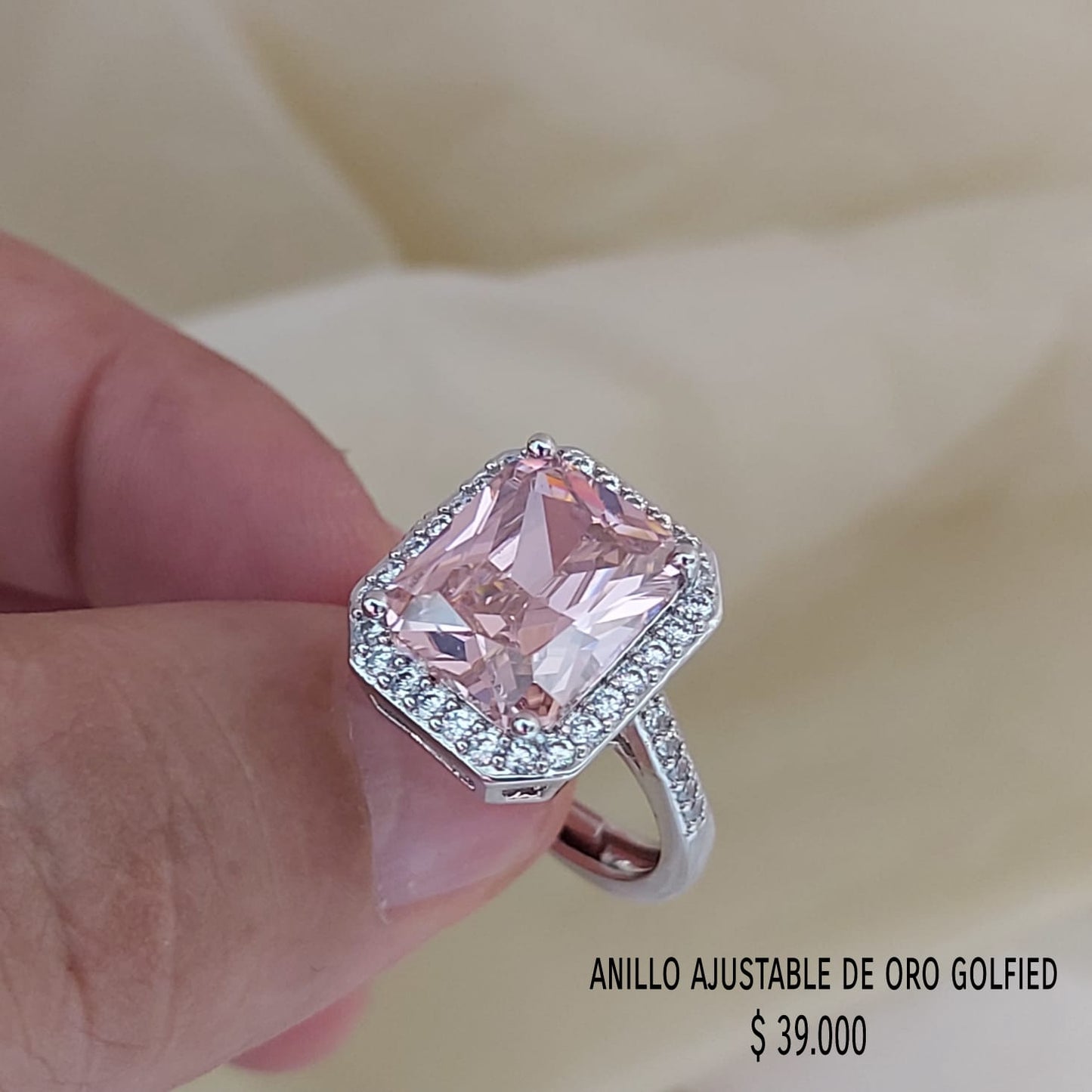 Anillo ajustable de oro golfield