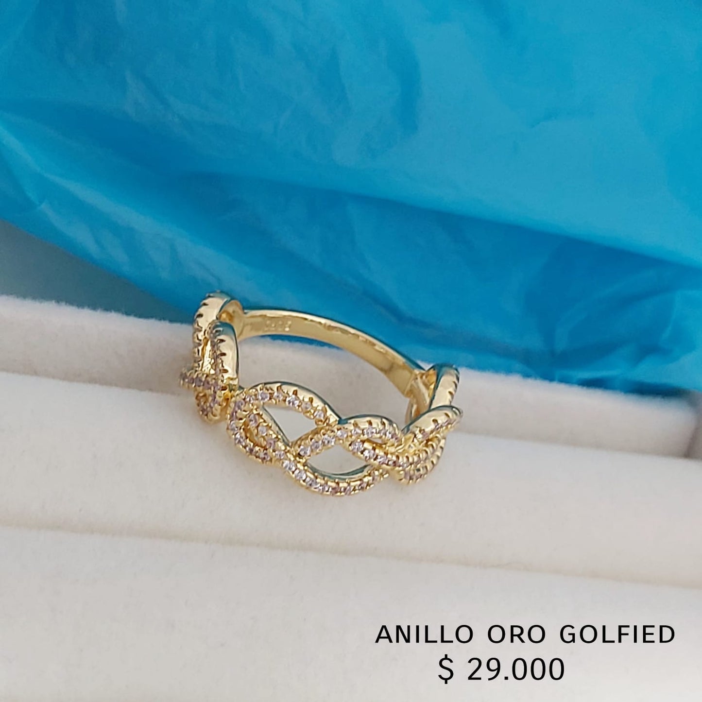 Anillo de oro golfield