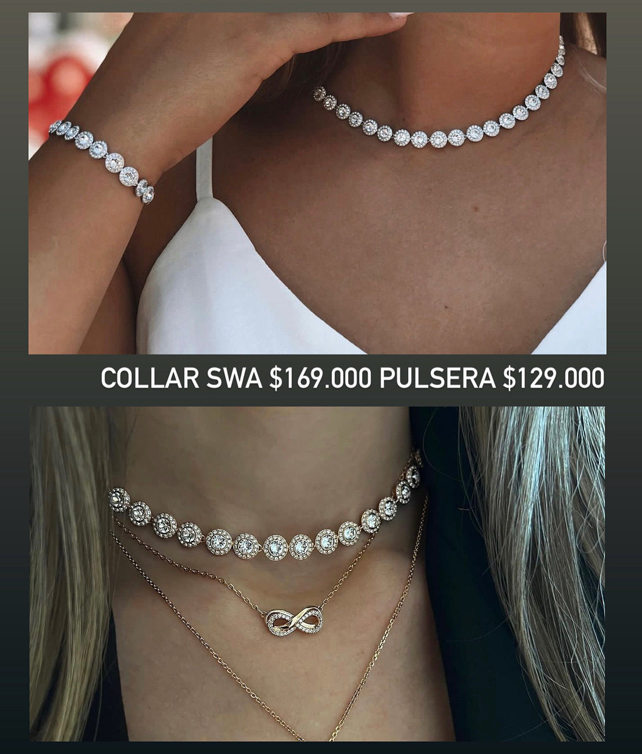 Collar SW plateado