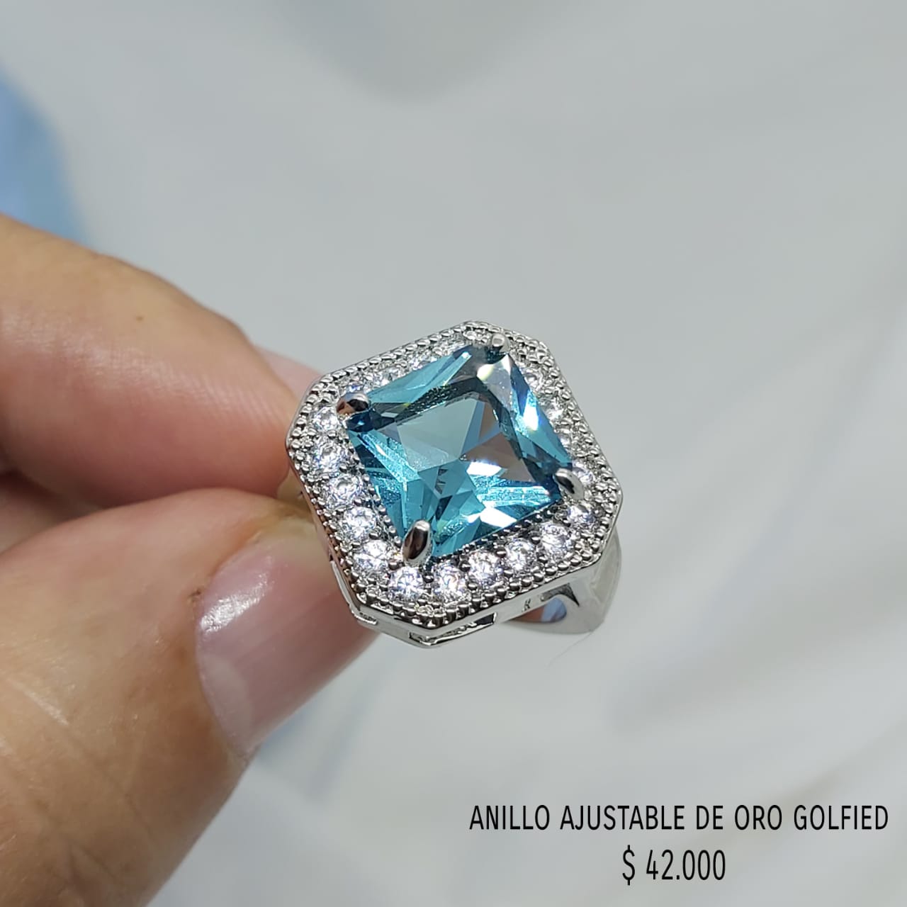 Anillo ajustable de oro golfield