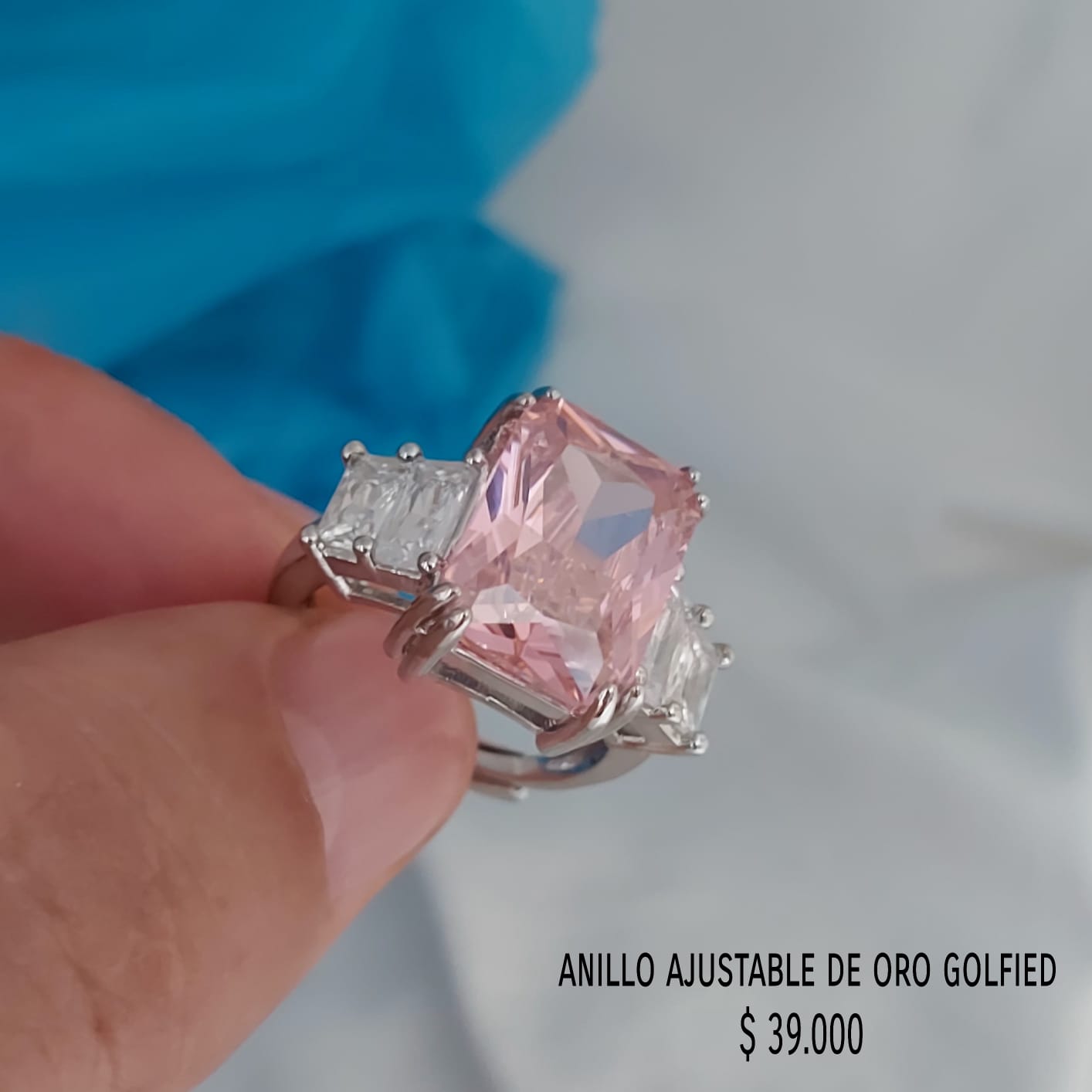 Anillo ajustable de oro golfield