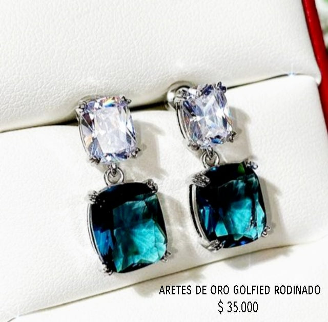 Aretes de oro golfield