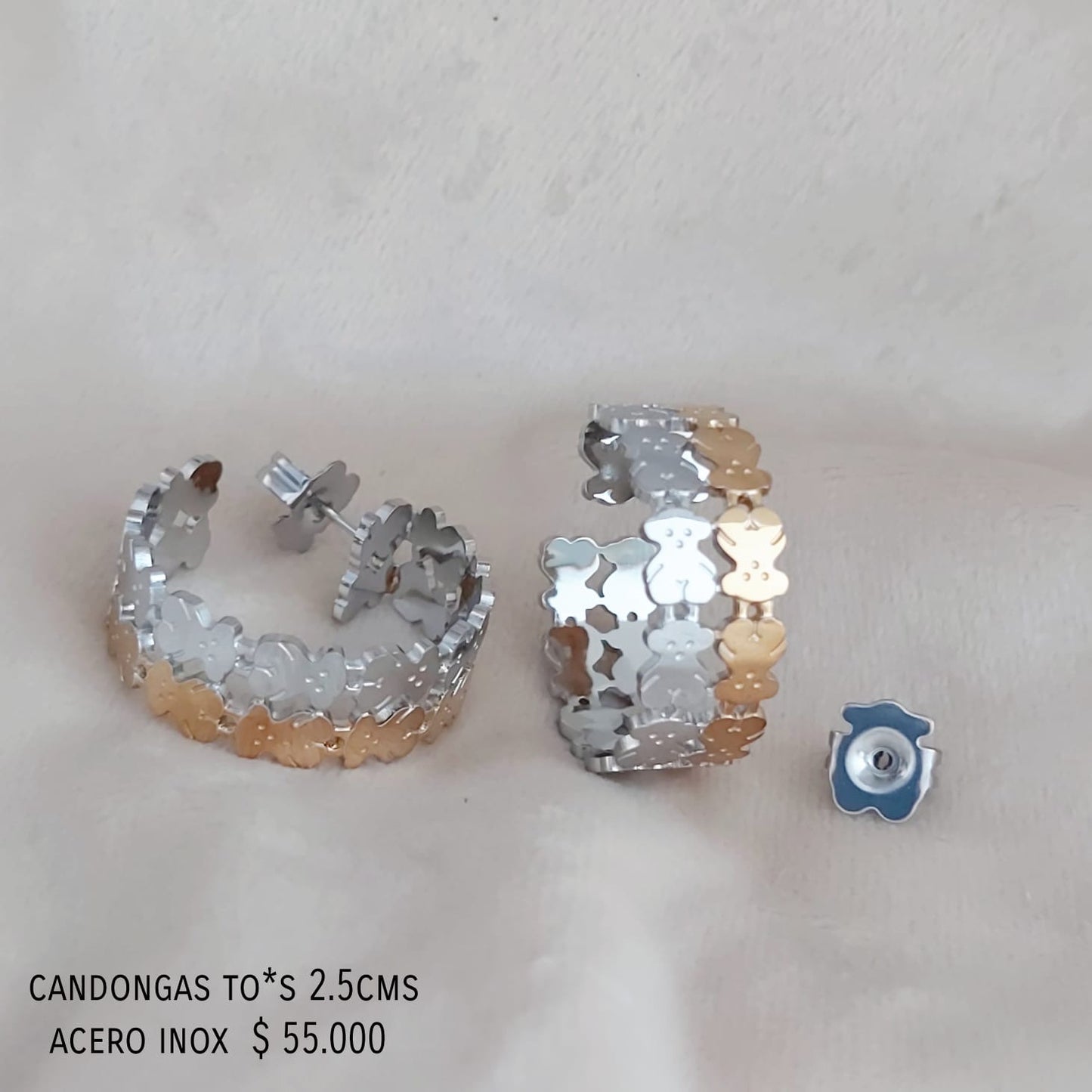 Candongas to*s acero inox