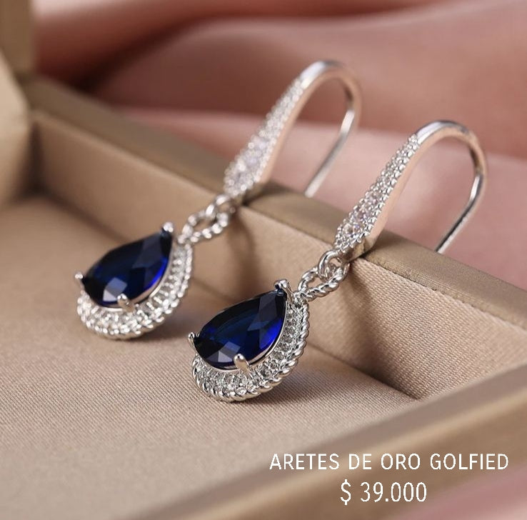 Aretes de oro golfield