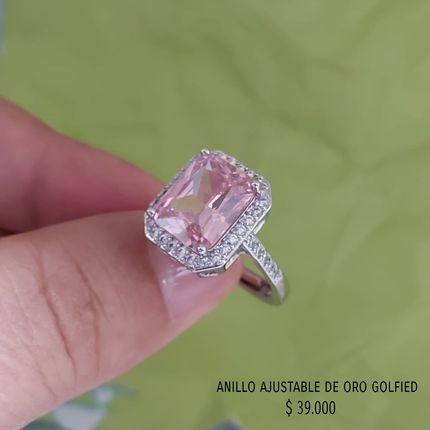 Anillo ajustable de oro golfield