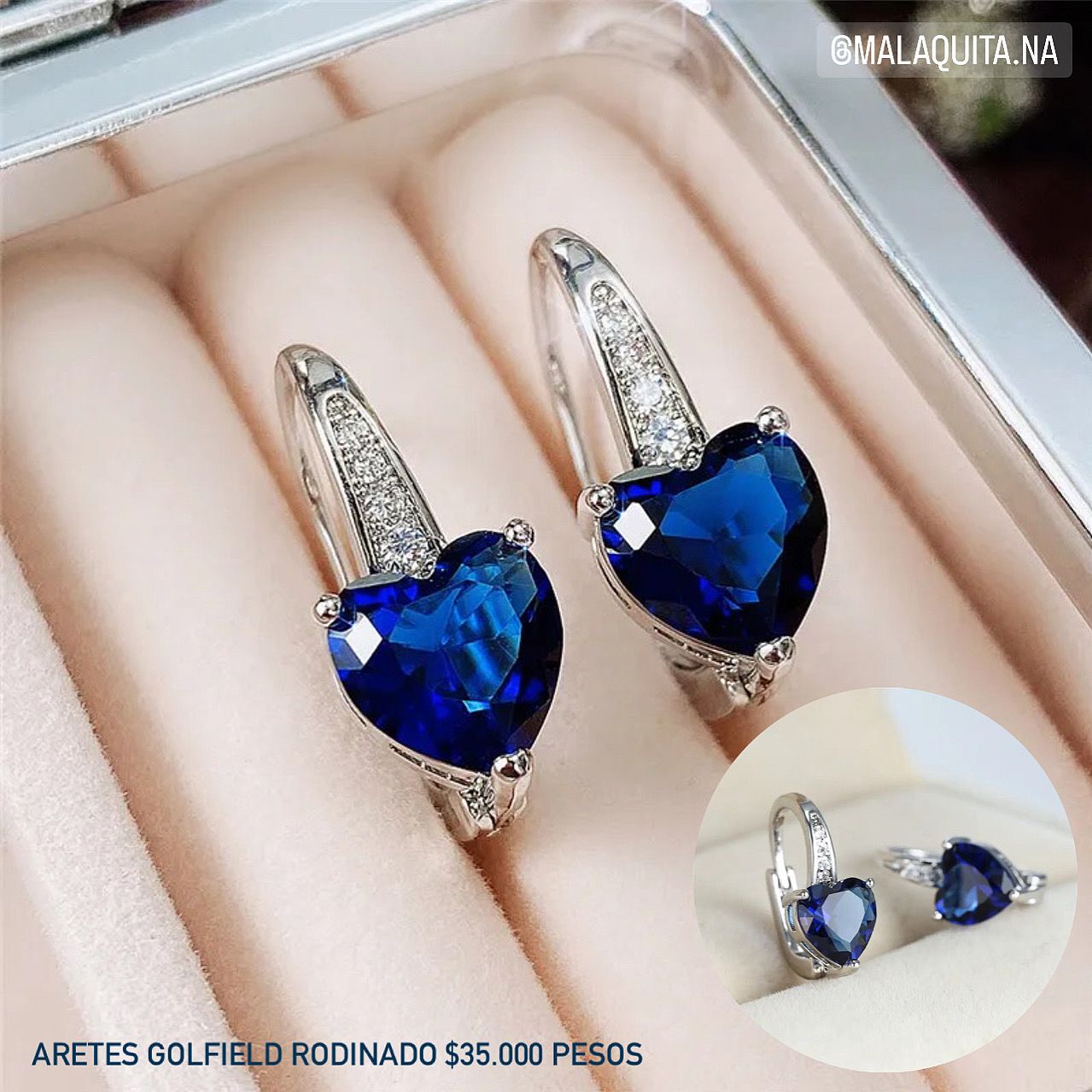 Aretes de oro golfield