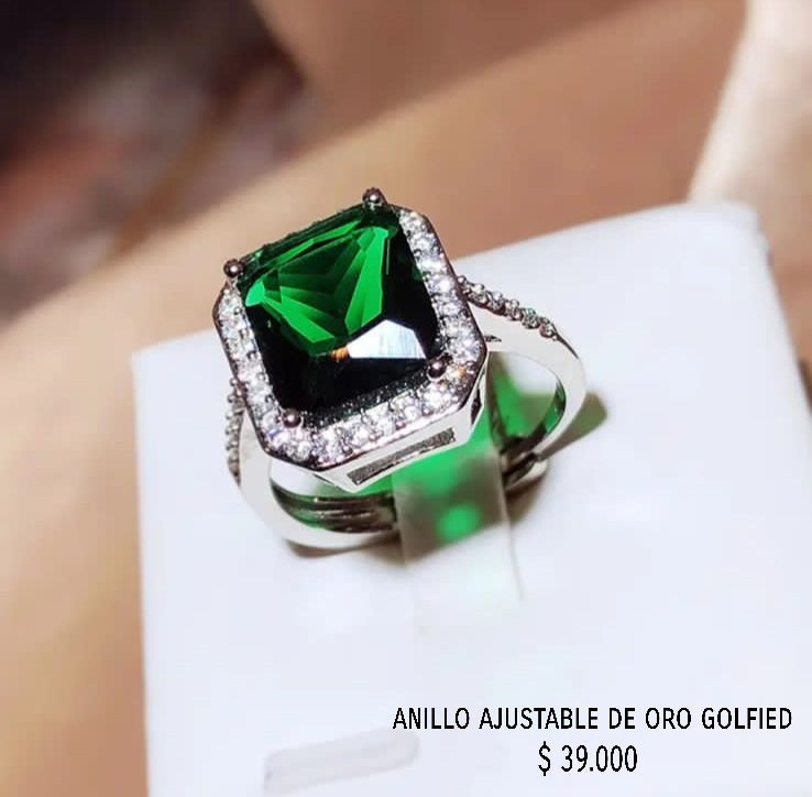 Anillo ajustable de oro golfield