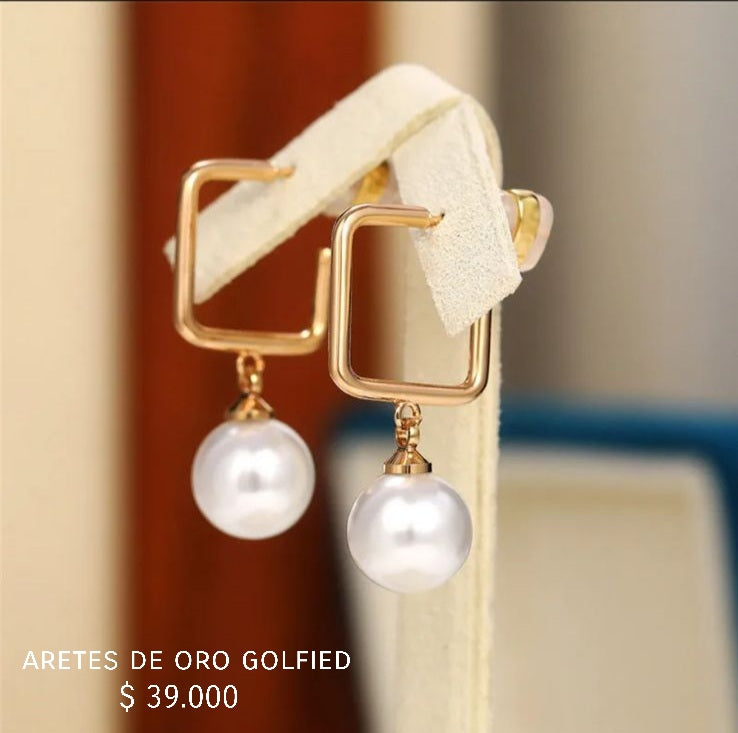 Candongas de oro golfield