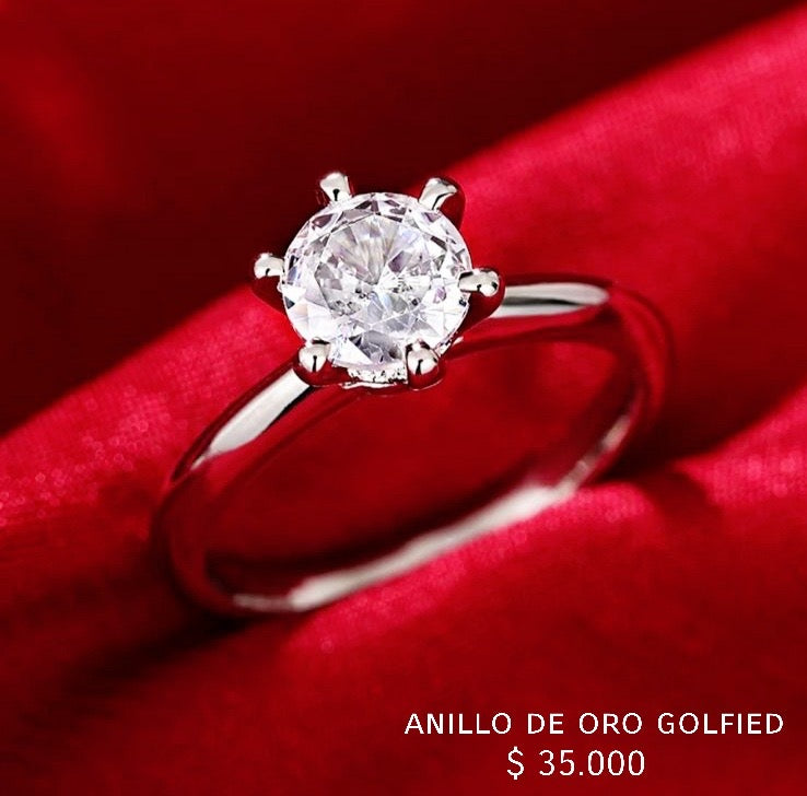 Anillo de oro golfied
