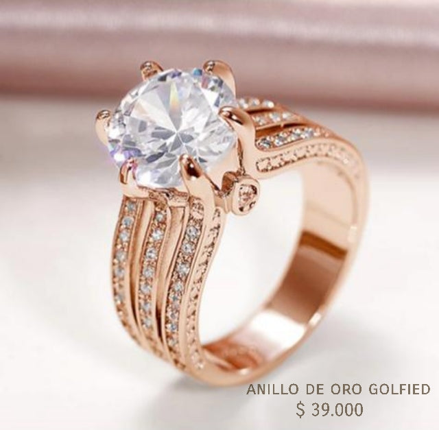 Anillo deoro Golfied