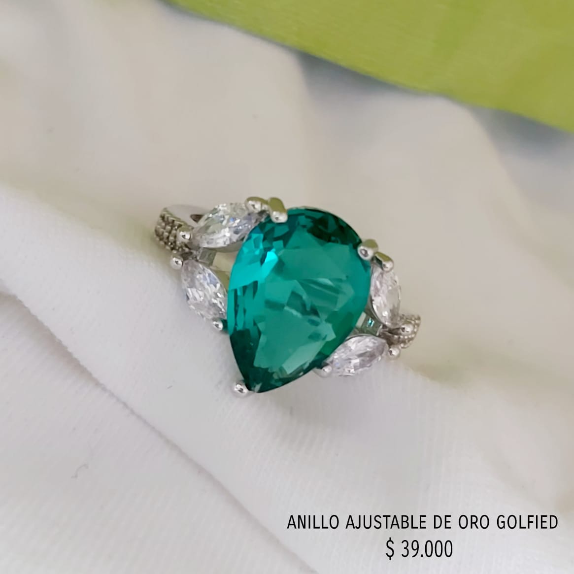 Anillo ajustable de oro golfield