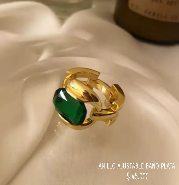 Anillo ajustable rodinado