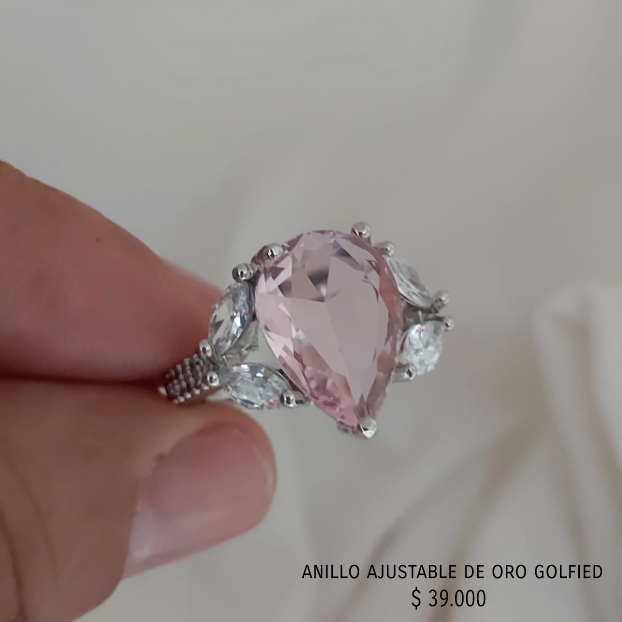 Anillo ajustable de oro golfield