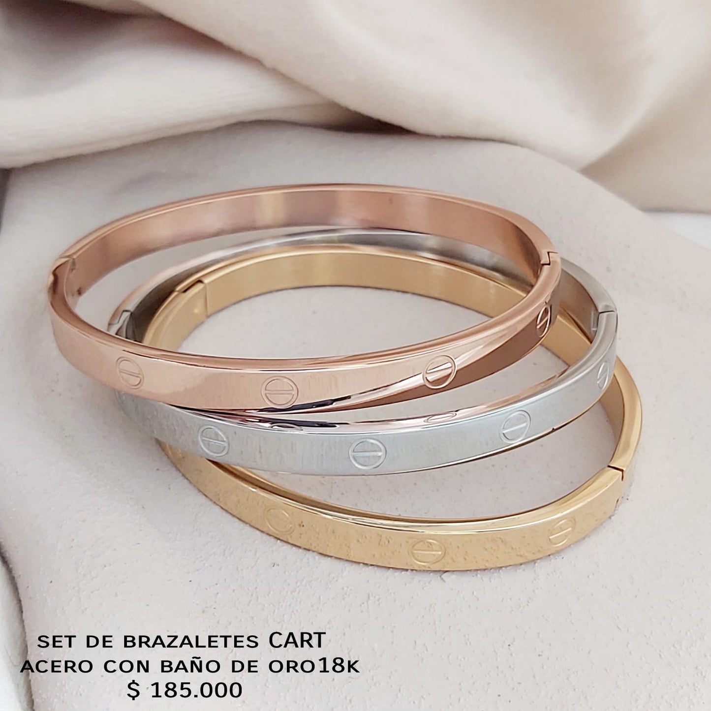 Brazalete CART plateado