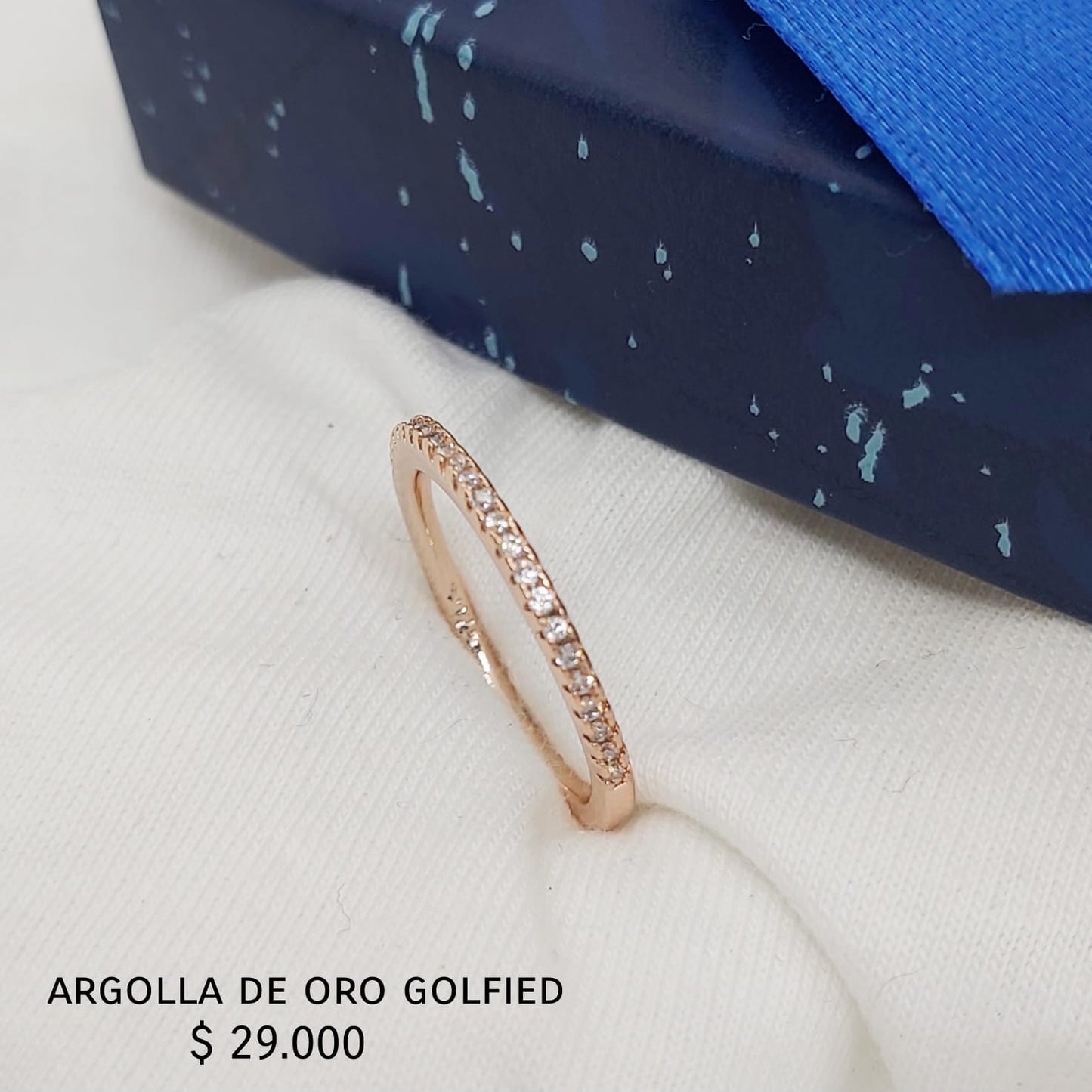 Anillo de oro golfield