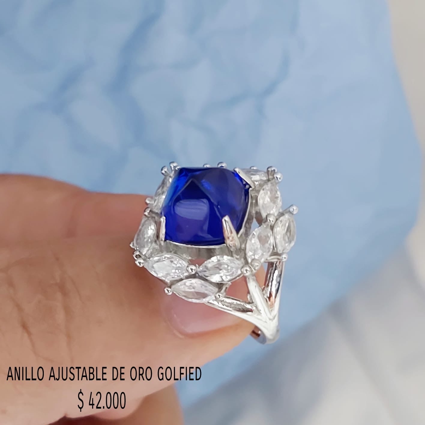 Anillo ajustable de oro golfield