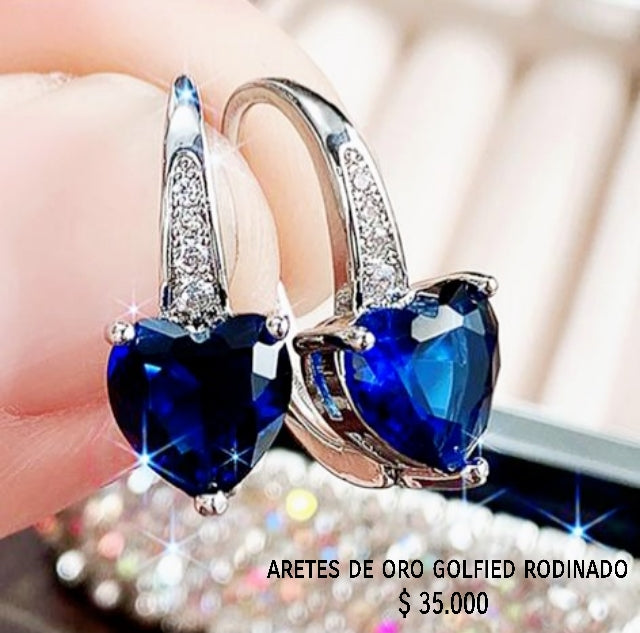 Aretes de oro golfield