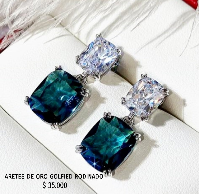 Aretes de oro golfield