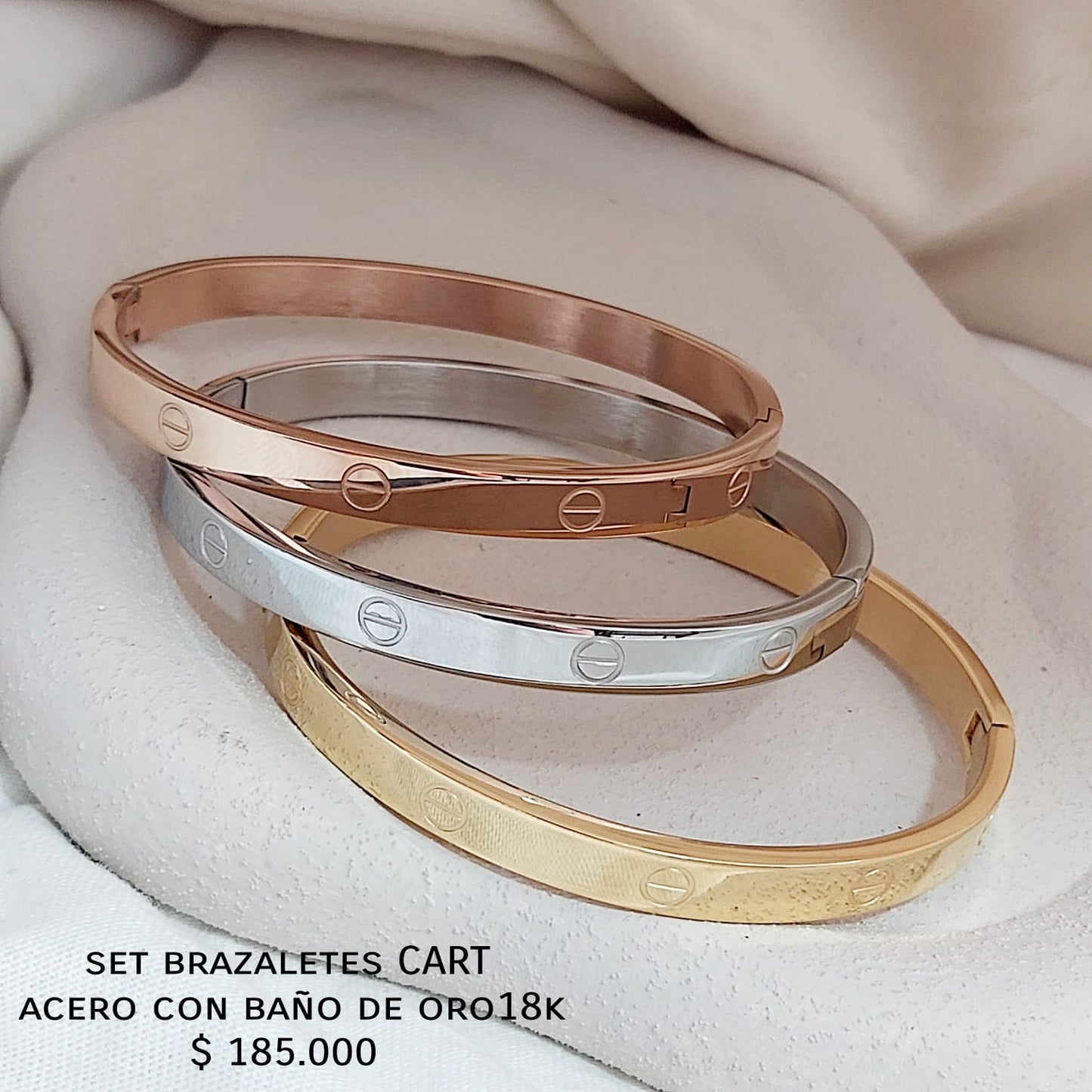 Brazalete CART plateado