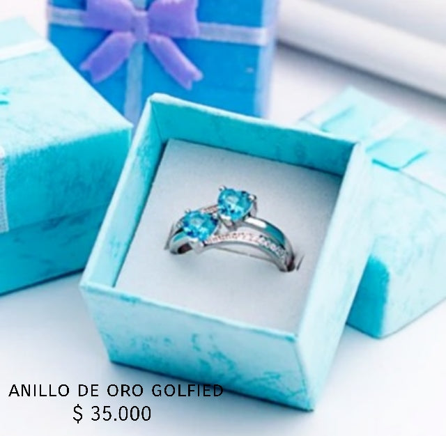 Anillo de oro golfied