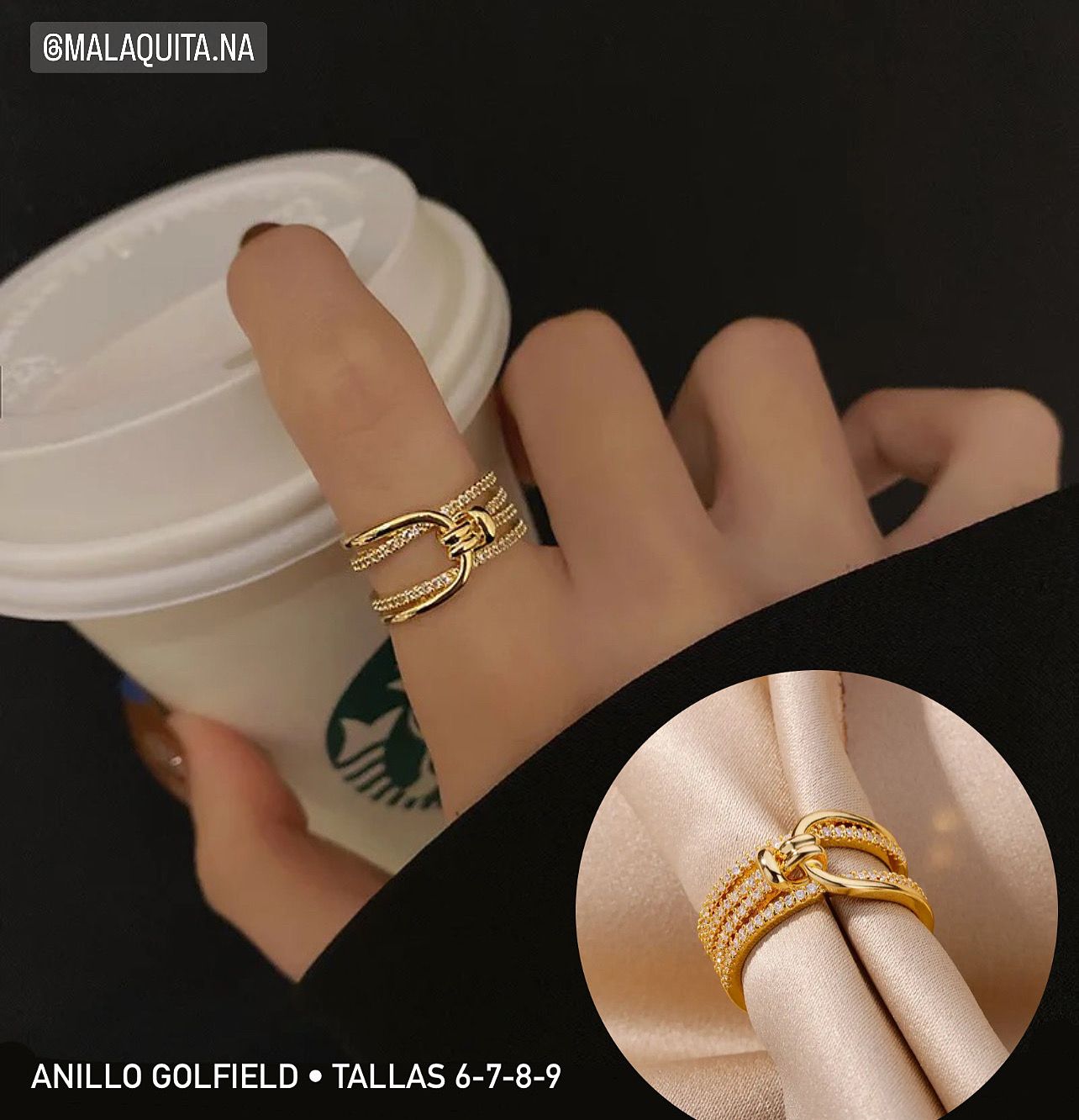 Anillo de oro golfield