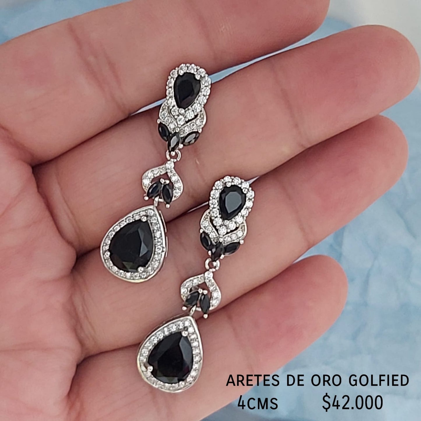 Aretes de oro golfield