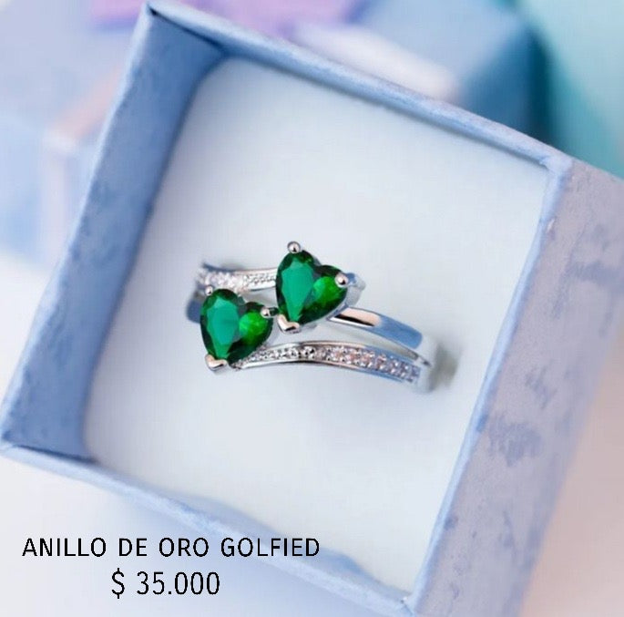 Anillo de oro golfied