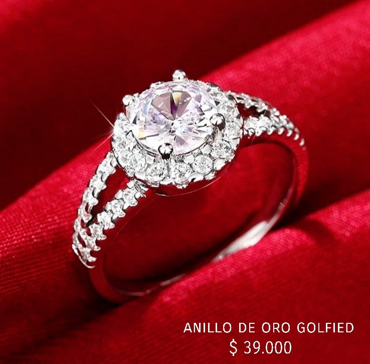 Anillo de oro golfied