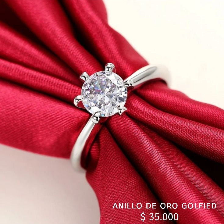 Anillo de oro golfied