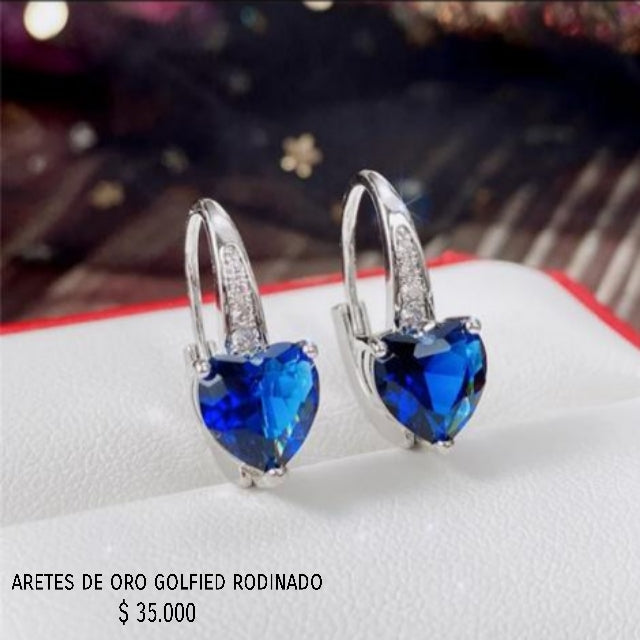 Aretes de oro golfield