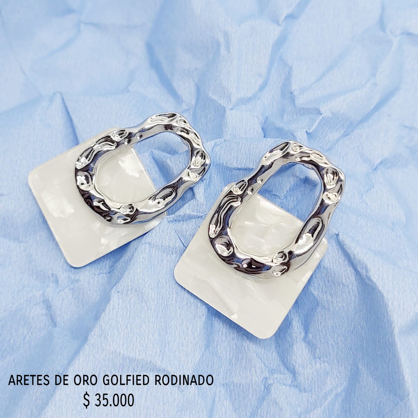 Aretes de oro golfield