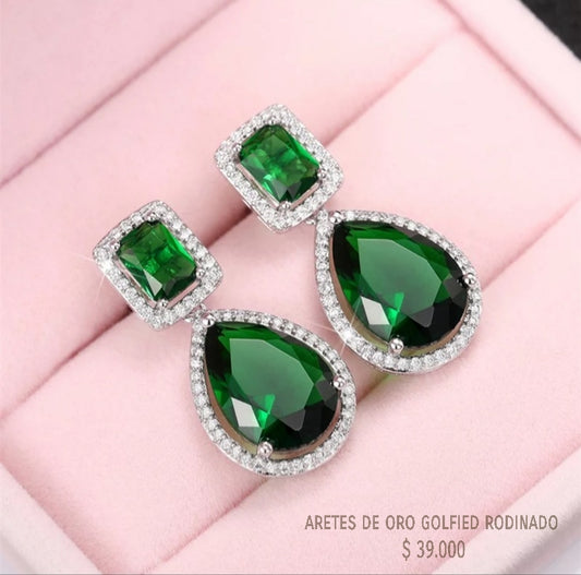 Aretes de oro golfield