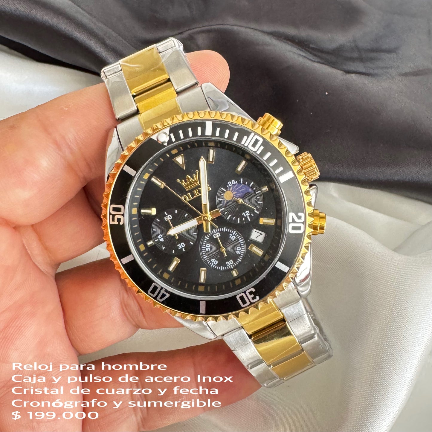 Reloj de lujo para hombre