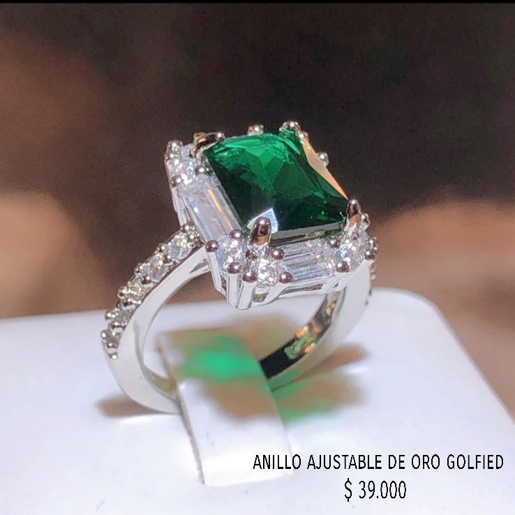 Anillo ajustable de oro golfield