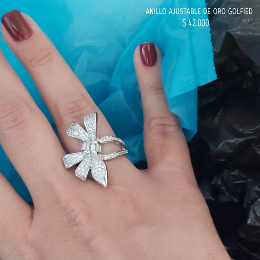 Anillo ajustable de oro golfield