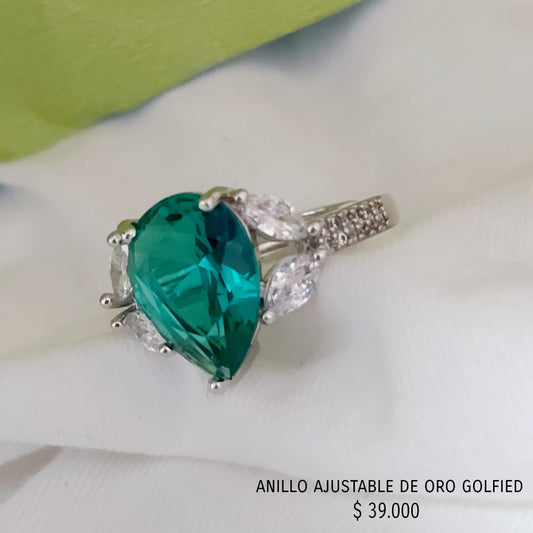 Anillo ajustable de oro golfield