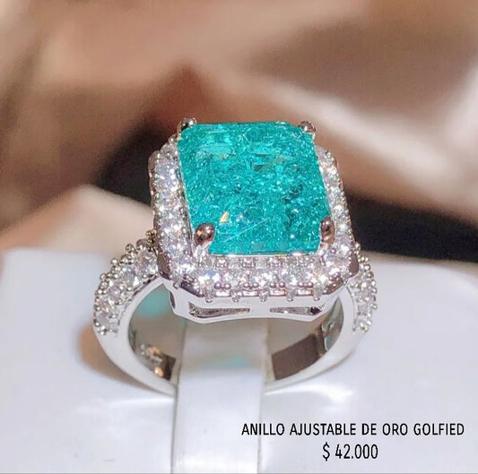 Anillo ajustable de oro golfield