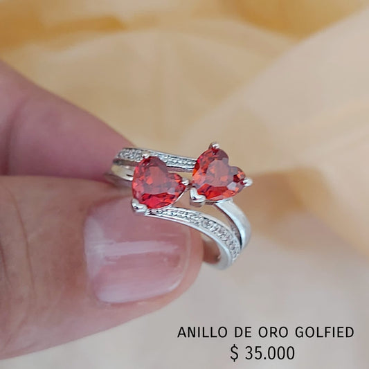 Anillo de oro golfied
