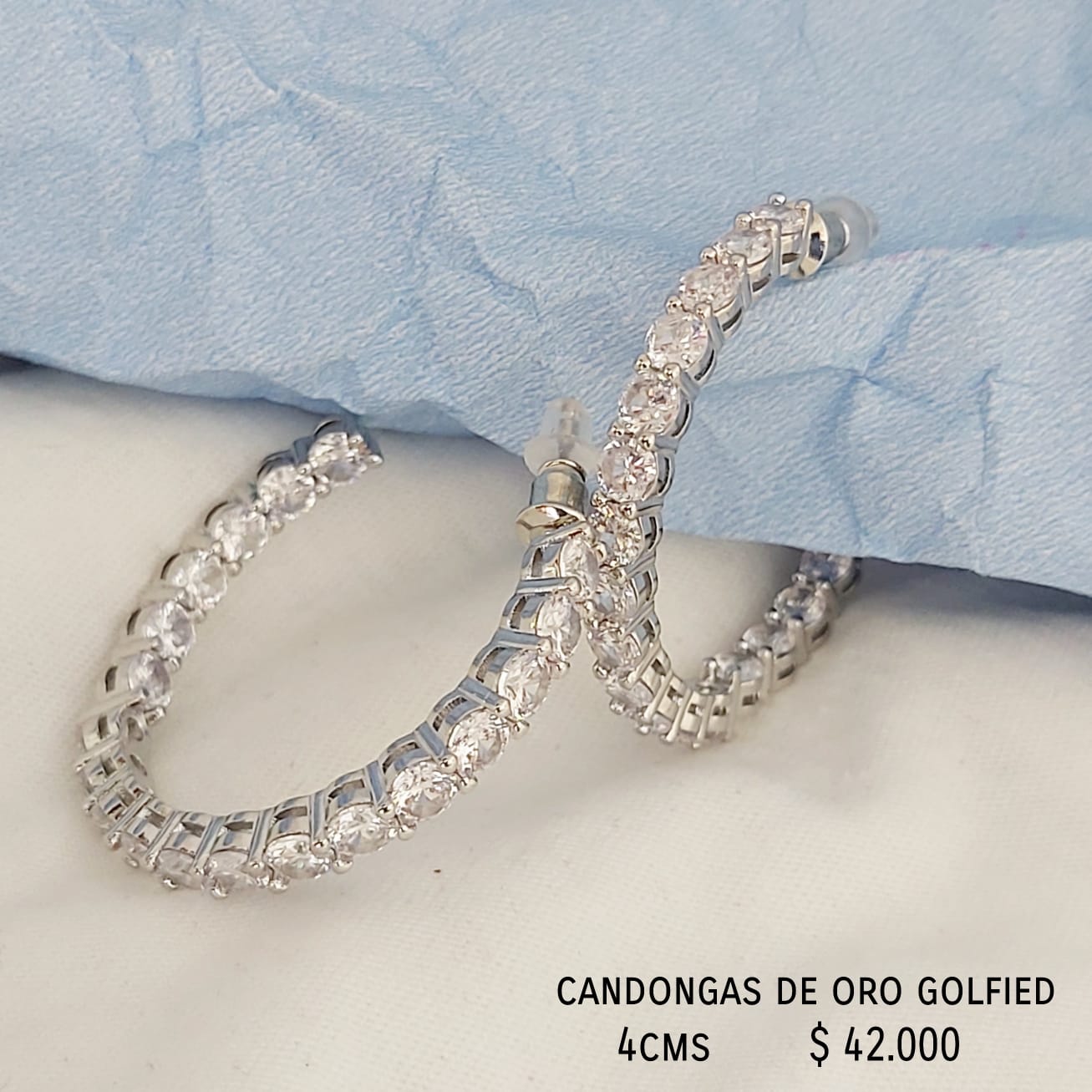Candongas de oro goldfied