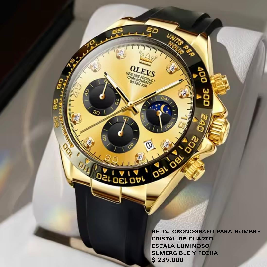 Reloj de lujo para hombre