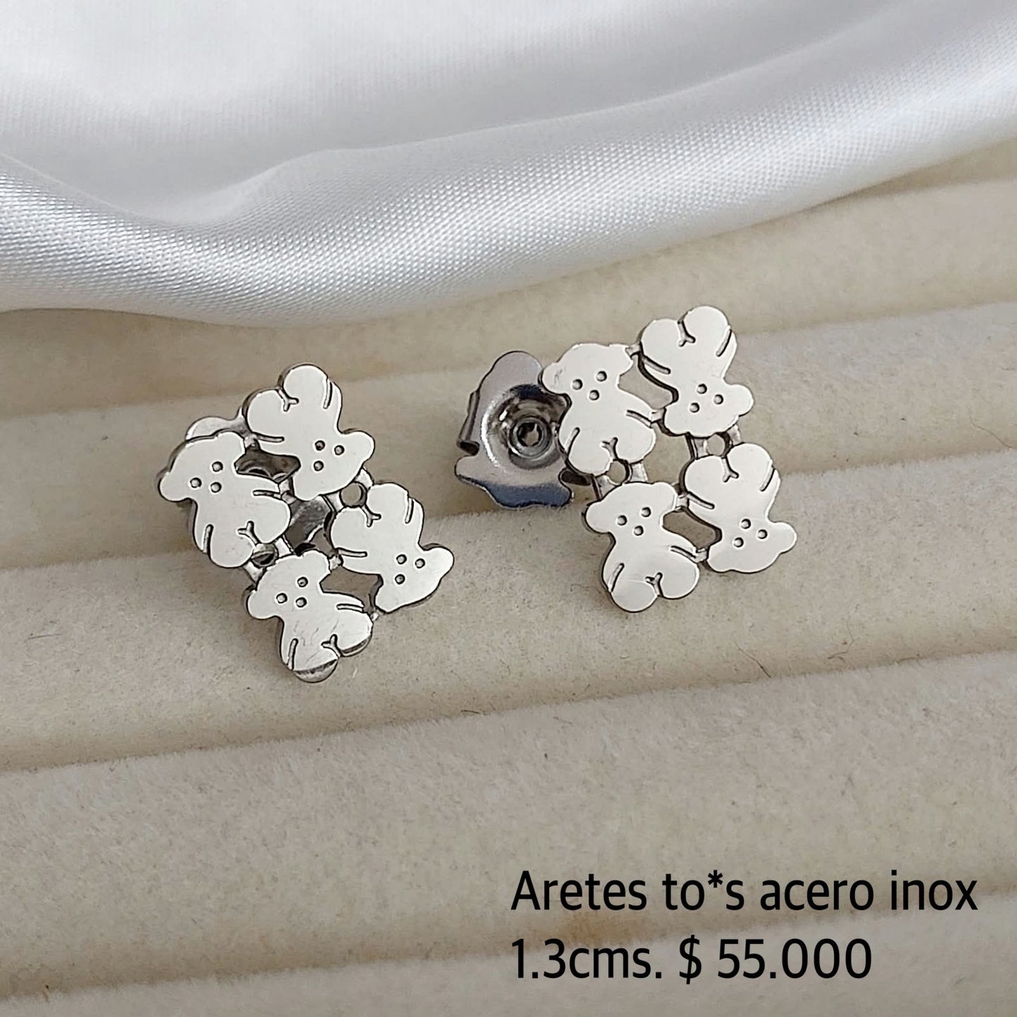Aretes acero inox