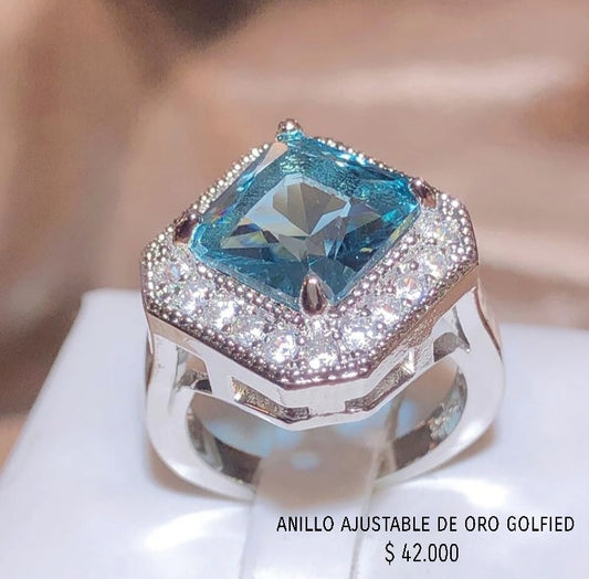 Anillo ajustable de oro golfield