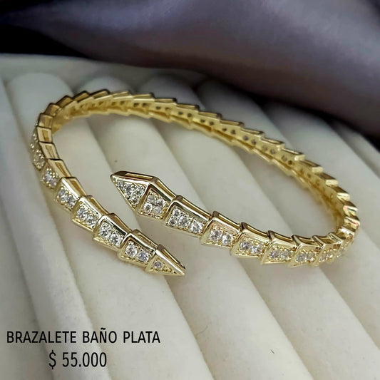 Brazalete baño plata