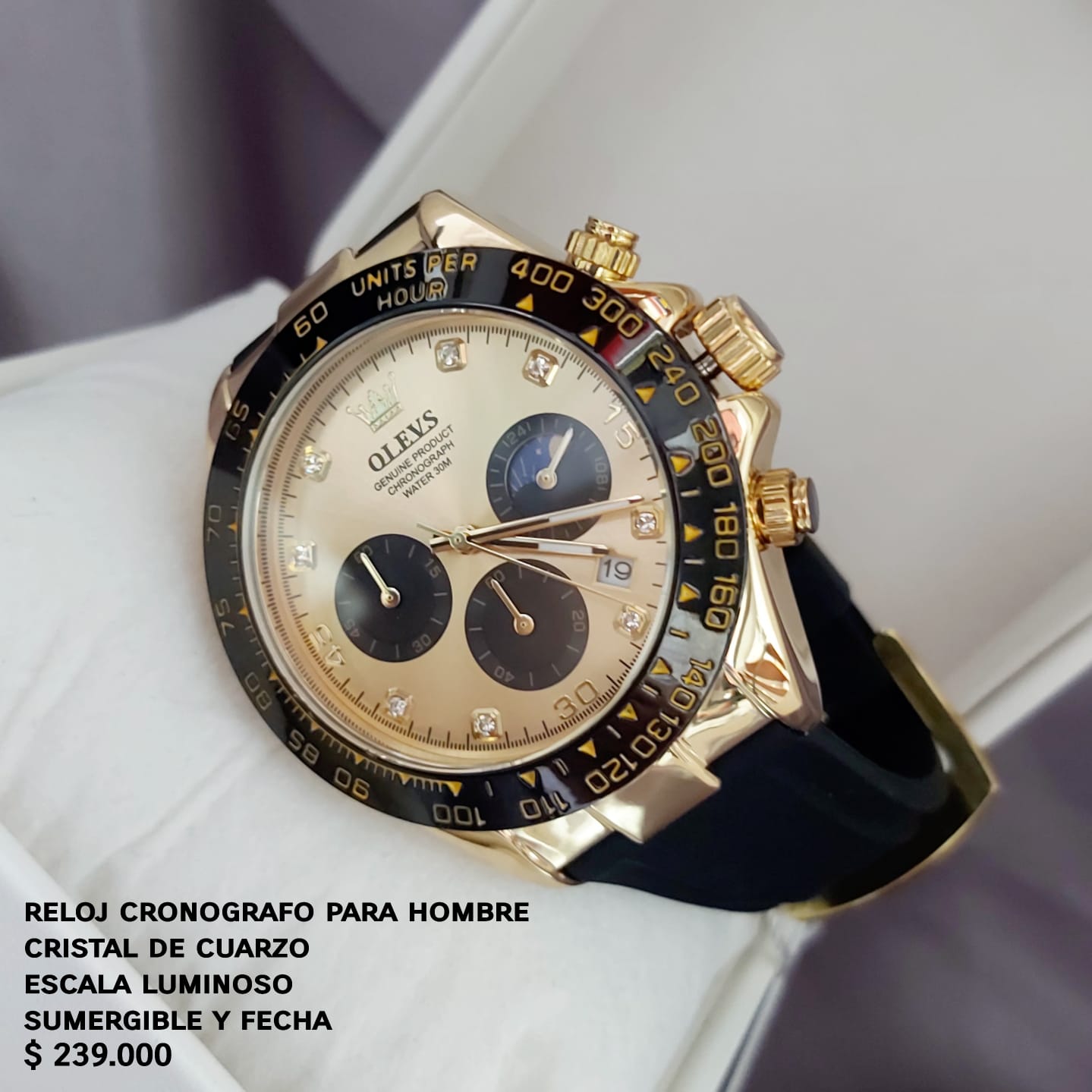Reloj de lujo para hombre