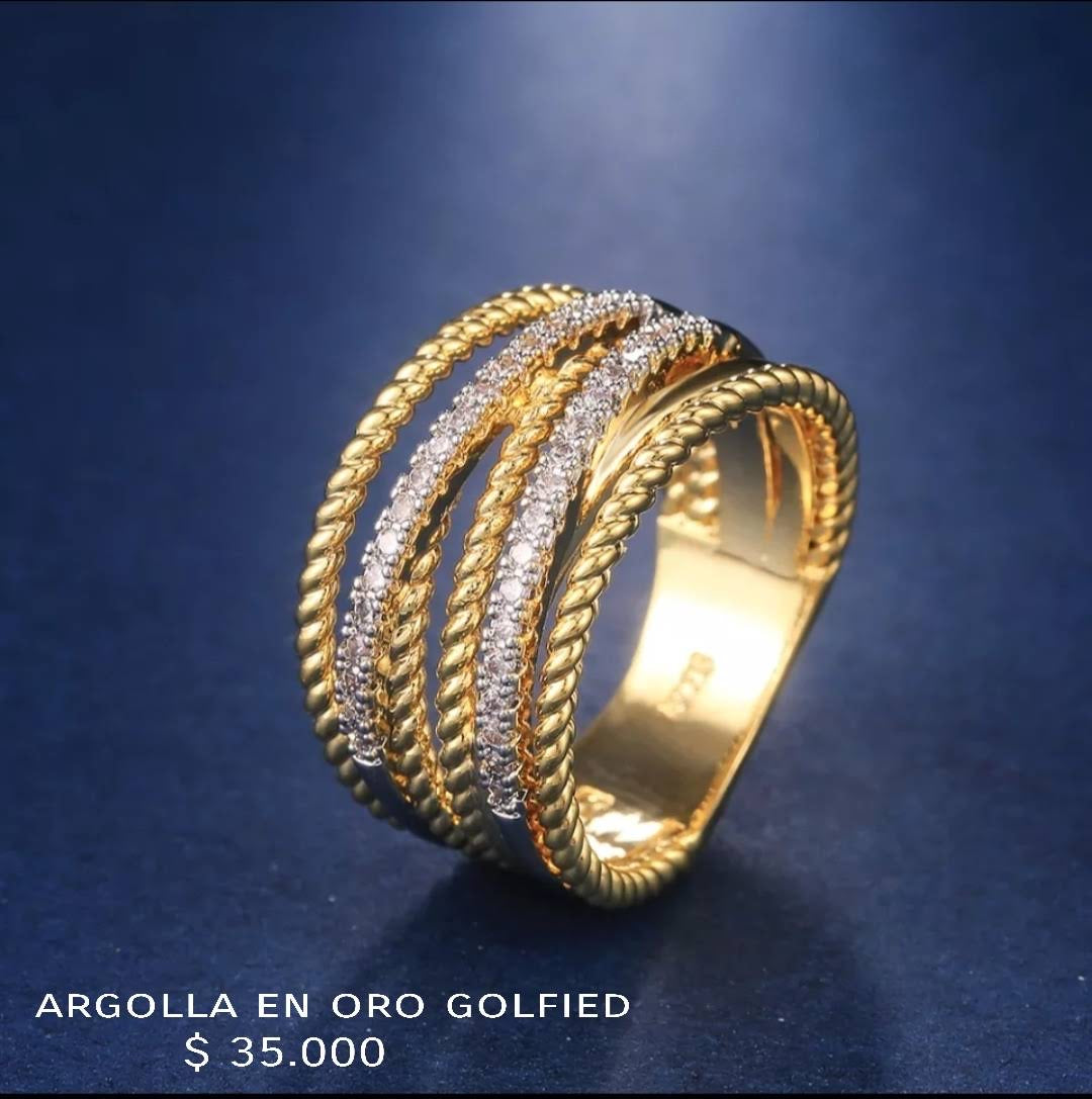 Anillo de oro golfield