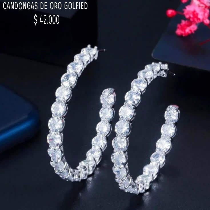 Candongas de oro goldfied