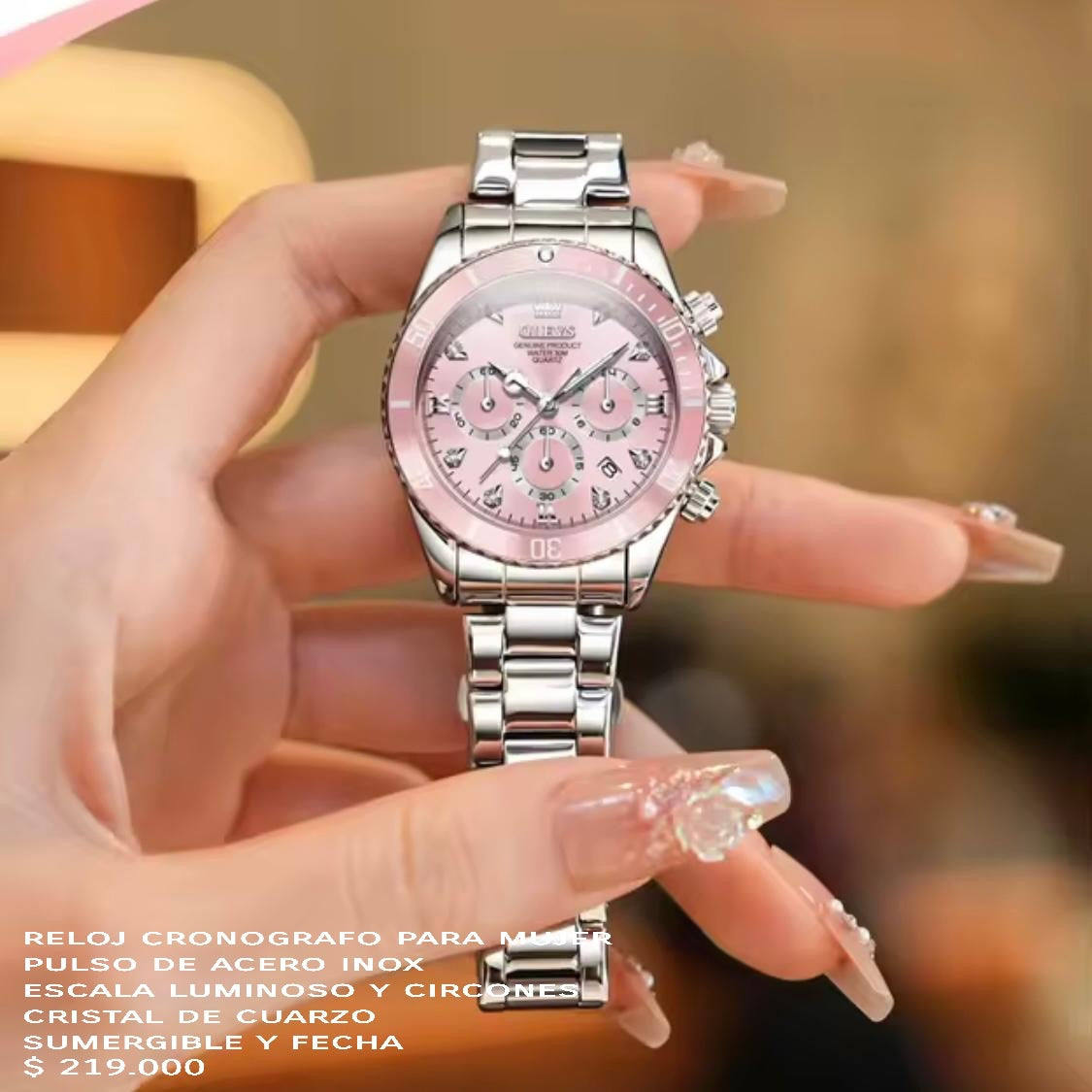 Reloj de lujo para mujer